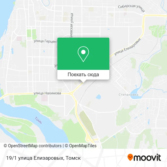 Карта 19/1 улица Елизаровых