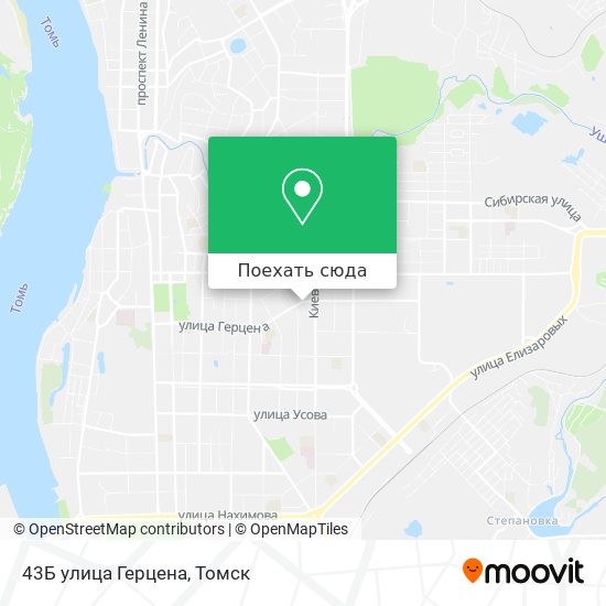 Карта 43Б улица Герцена