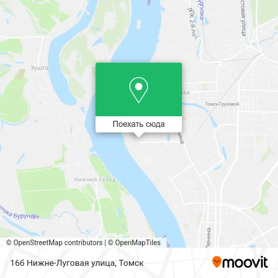 Карта 16б Нижне-Луговая улица