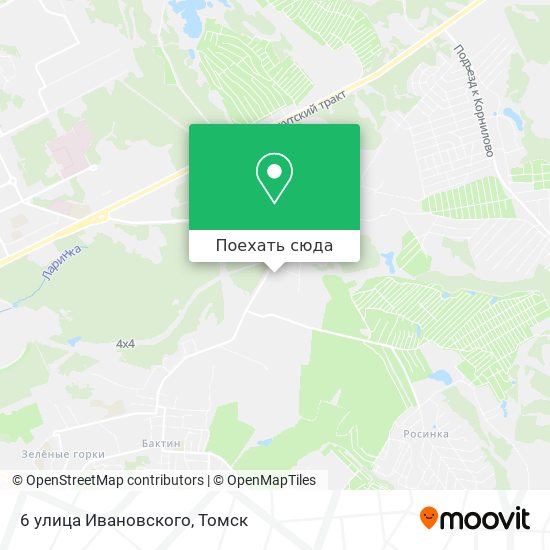 Карта 6 улица Ивановского