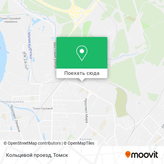 Карта Кольцевой проезд