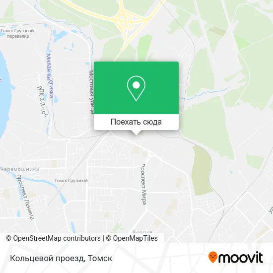 Карта Кольцевой проезд
