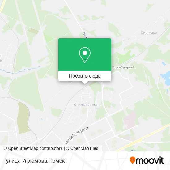 Карта улица Угрюмова