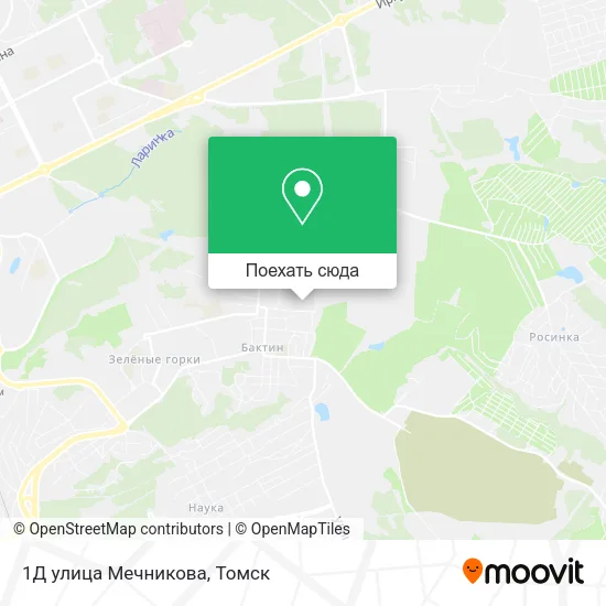 Карта 1Д улица Мечникова