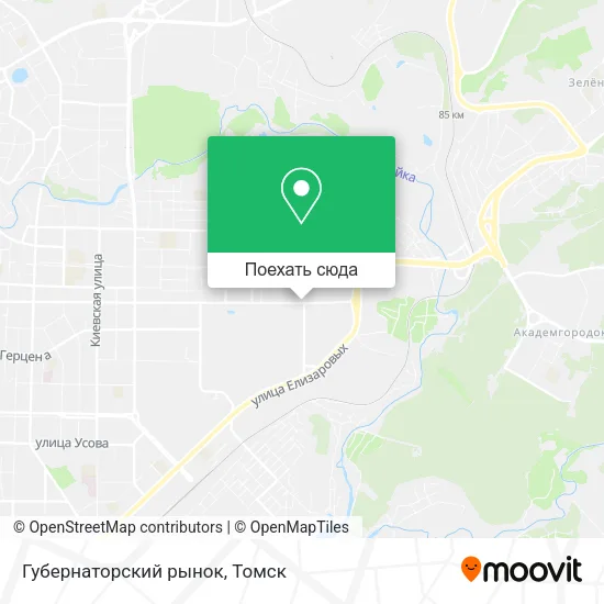 Карта Губернаторский рынок