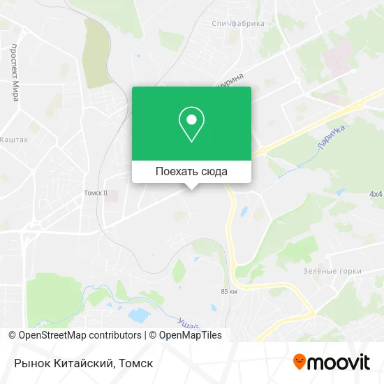 Карта Рынок Китайский