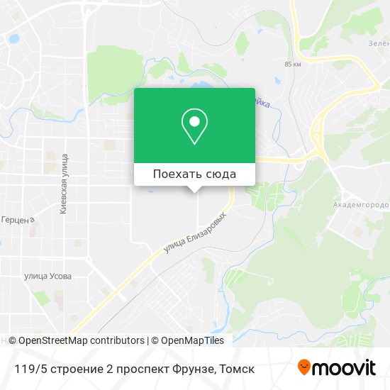 Карта 119 / 5 строение 2 проспект Фрунзе