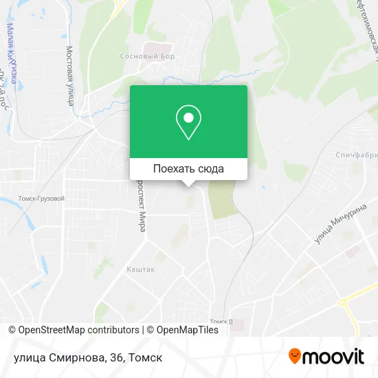 Карта улица Смирнова, 36