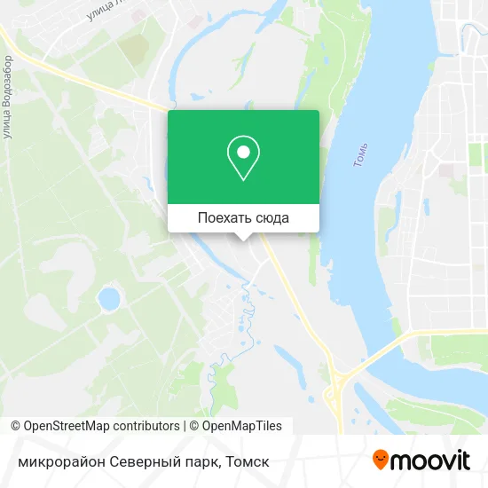 Карта микрорайон Северный парк