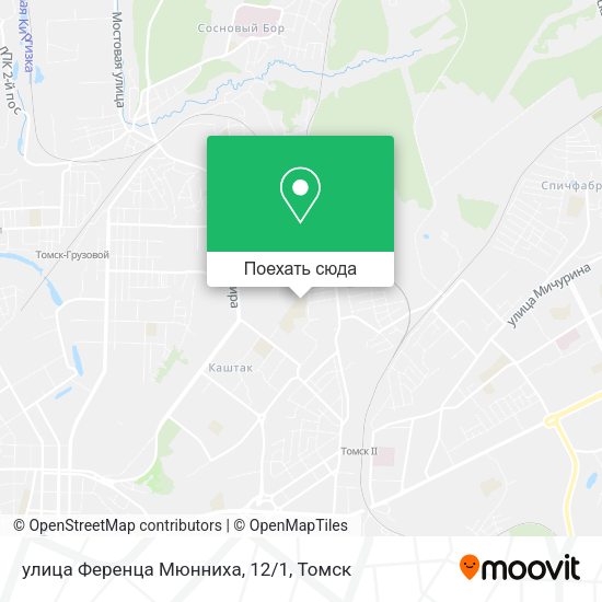 Карта улица Ференца Мюнниха, 12/1