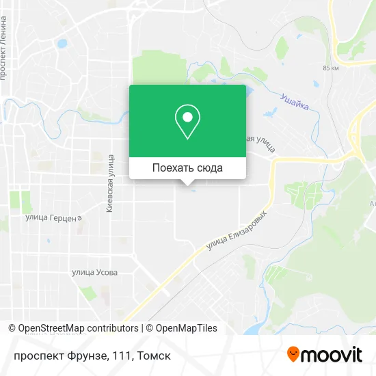 Карта проспект Фрунзе, 111