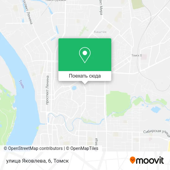 Карта улица Яковлева, 6