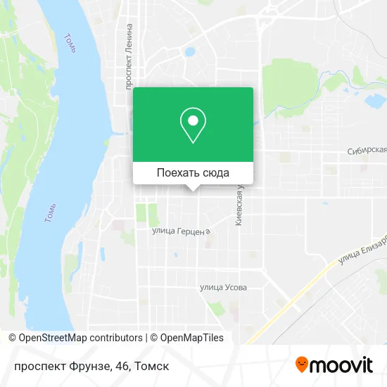Карта проспект Фрунзе, 46