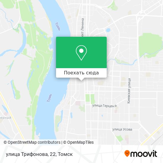 Карта улица Трифонова, 22