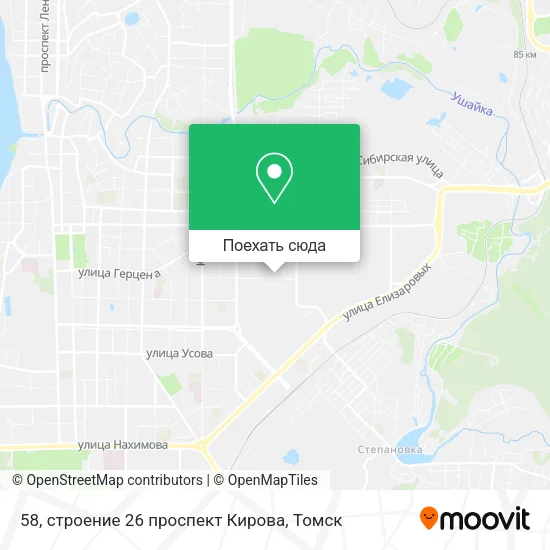 Карта 58, строение 26 проспект Кирова