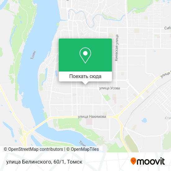 Карта улица Белинского, 60/1
