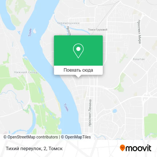 Карта Тихий переулок, 2