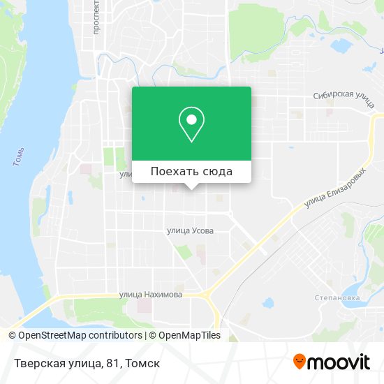 Карта Тверская улица, 81
