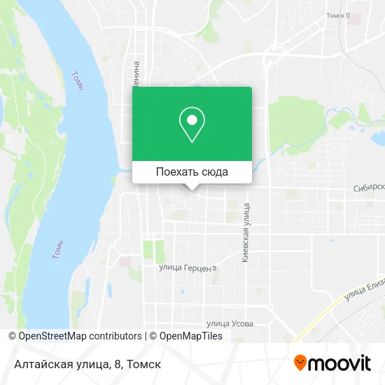 Карта Алтайская улица, 8