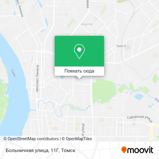 Карта Больничная улица, 11Г
