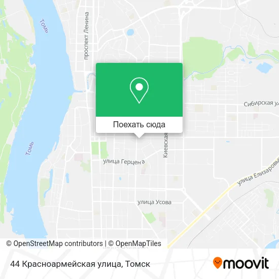 Карта 44 Красноармейская улица