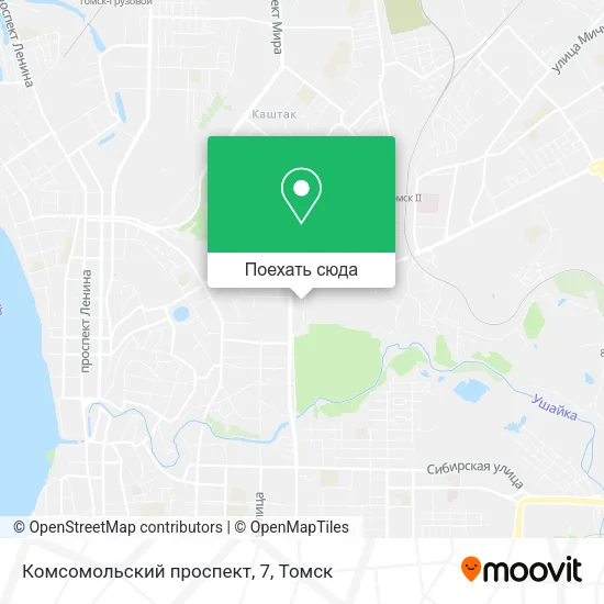 Карта Комсомольский проспект, 7