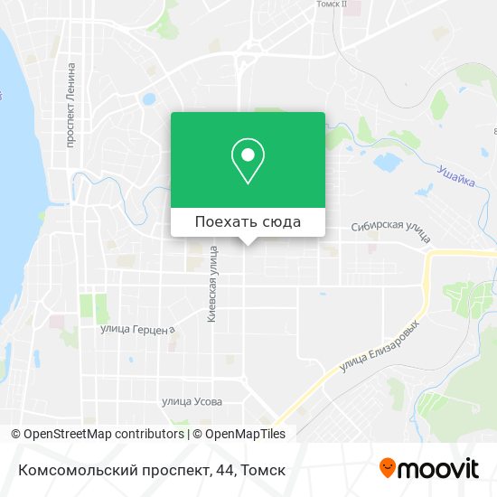 Карта Комсомольский проспект, 44