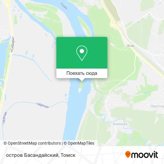 Карта остров Басандайский