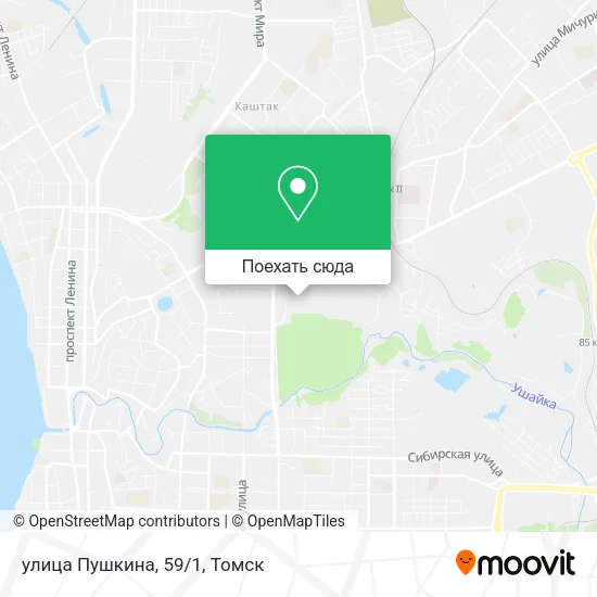 Карта улица Пушкина, 59/1