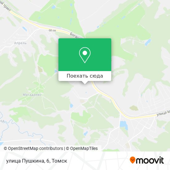 Карта улица Пушкина, 6