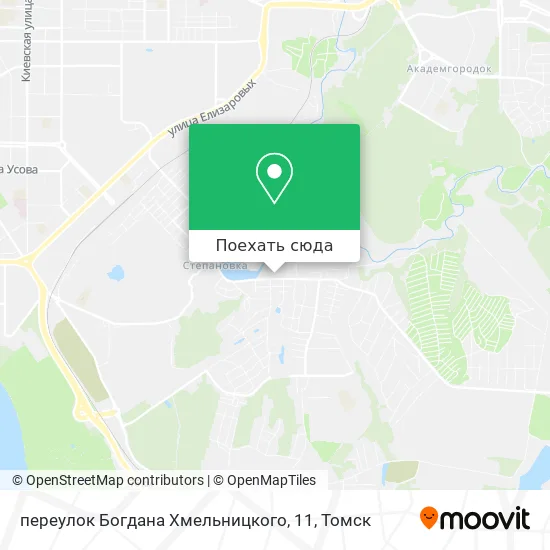 Карта переулок Богдана Хмельницкого, 11