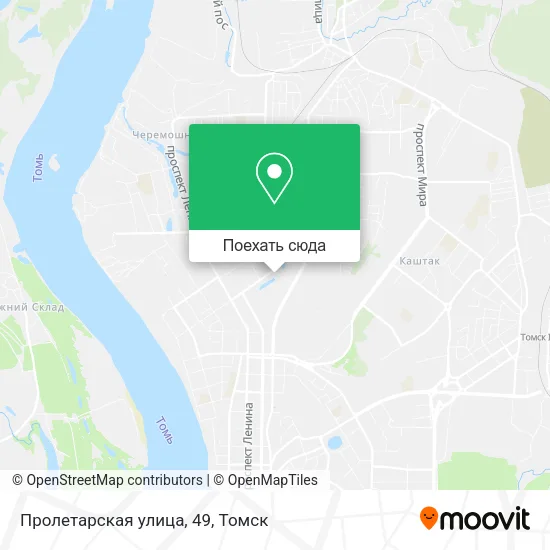 Карта Пролетарская улица, 49