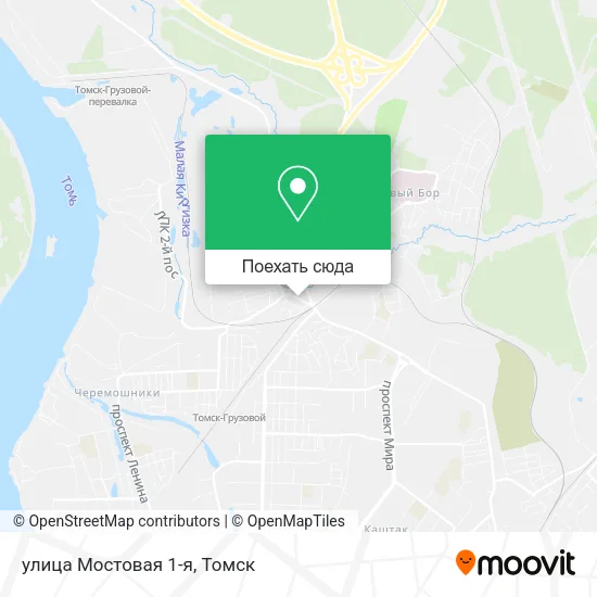 Карта улица Мостовая 1-я