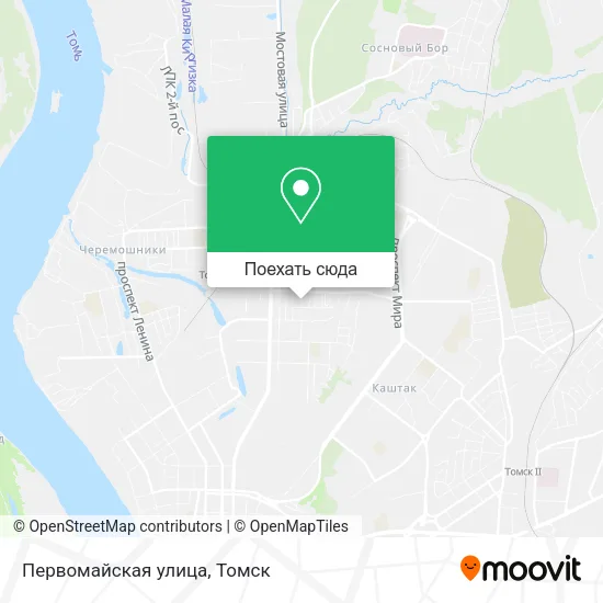 Карта Первомайская улица
