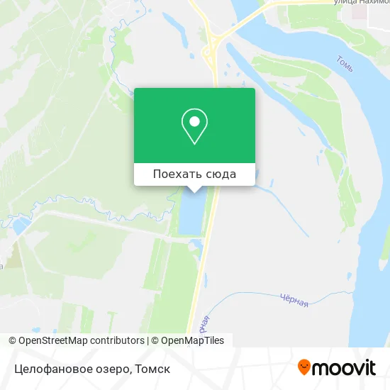 Карта Целофановое озеро