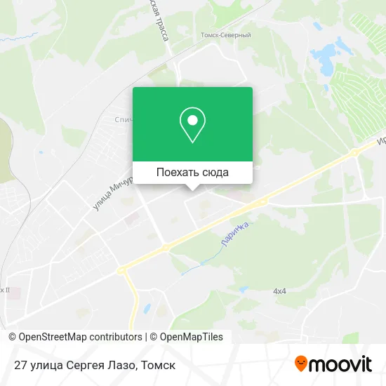 Карта 27 улица Сергея Лазо