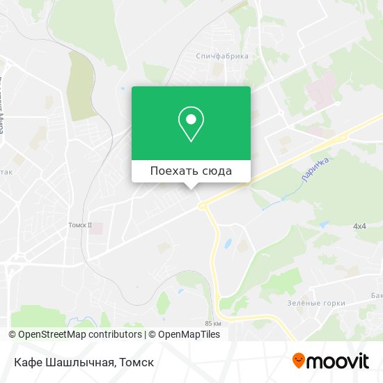 Карта Кафе Шашлычная
