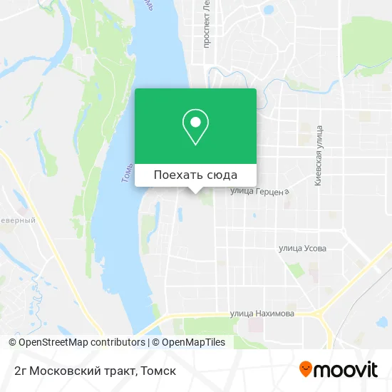 Карта 2г Московский тракт