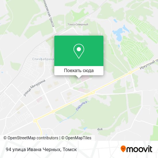 Карта 94 улица Ивана Черных