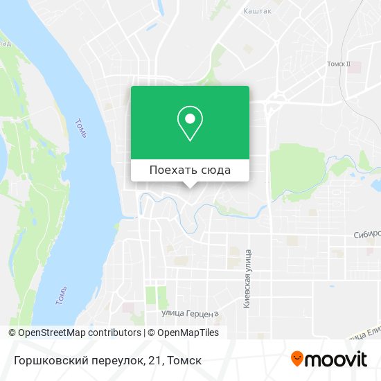 Карта Горшковский переулок, 21