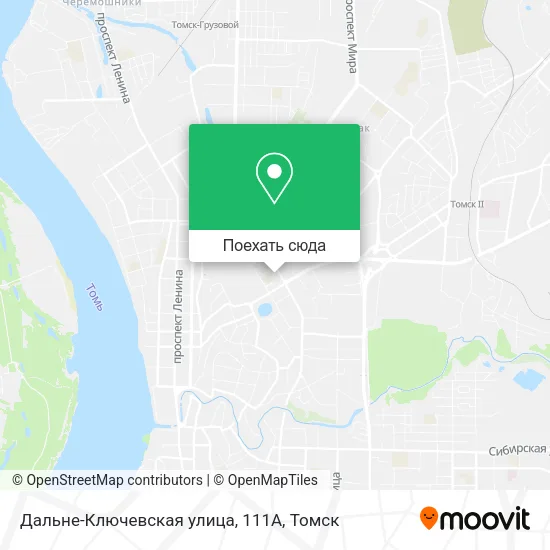Карта Дальне-Ключевская улица, 111А