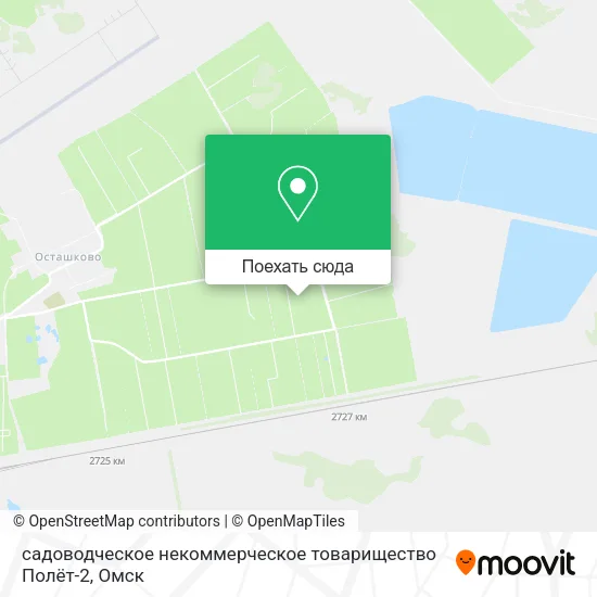 Карта садоводческое некоммерческое товарищество Полёт-2