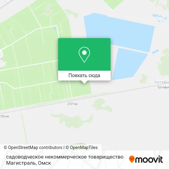 Карта садоводческое некоммерческое товарищество Магистраль