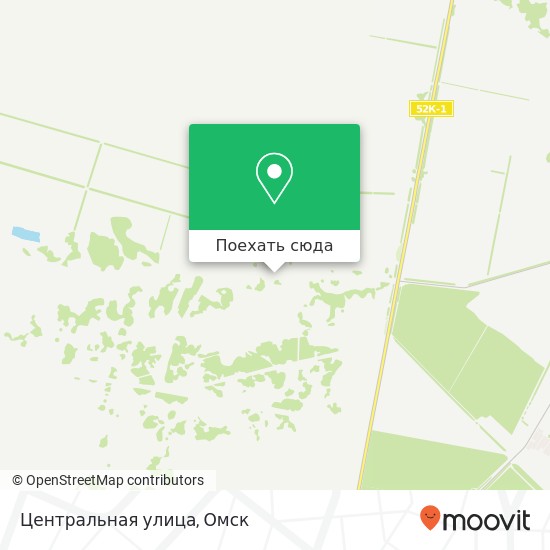 Карта Центральная улица
