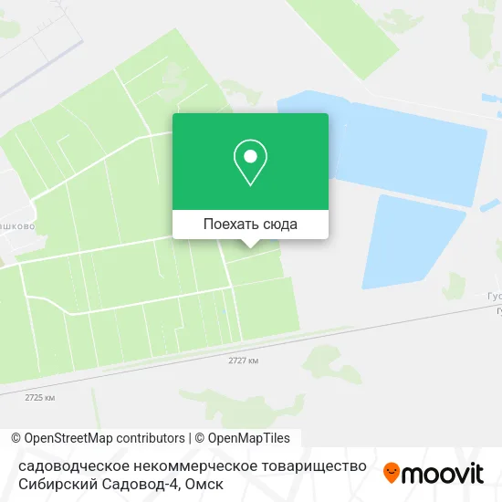 Карта садоводческое некоммерческое товарищество Сибирский Садовод-4