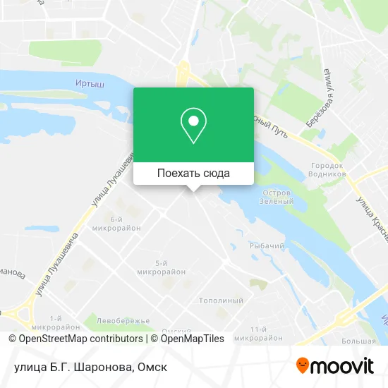 Карта улица Б.Г. Шаронова