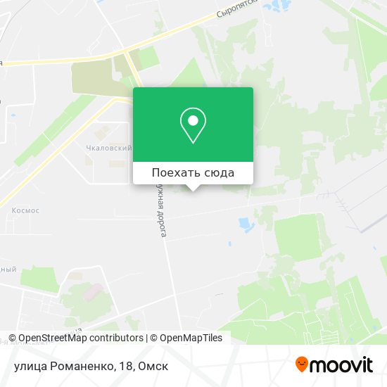 Карта улица Романенко, 18