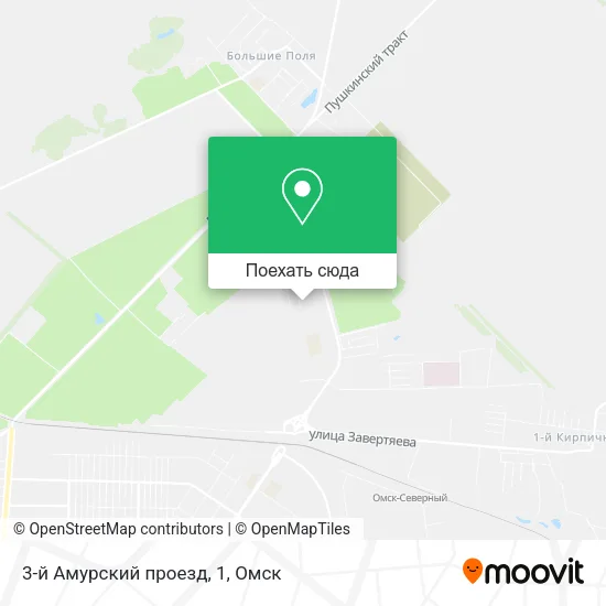 Карта 3-й Амурский проезд, 1