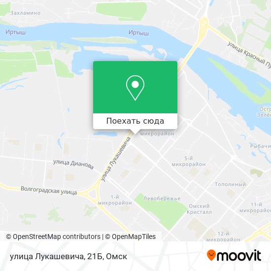 Карта улица Лукашевича, 21Б