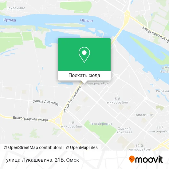 Карта улица Лукашевича, 21Б